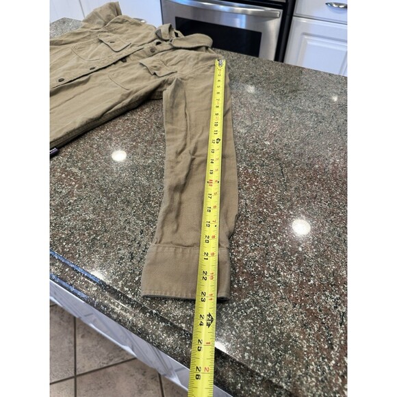 Patagonia Fishing Shirt womens S  Green Long Sleeve Button Up Outdoor Slick Calm - Picture 9 of 12